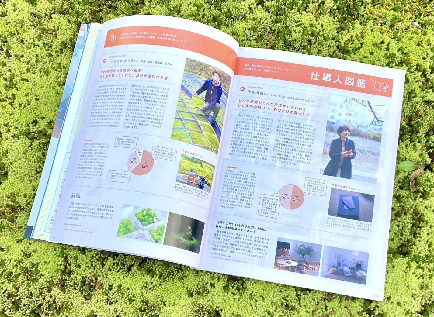 愛媛こまち2023年3月号に西予苔園こけみざわが掲載されました